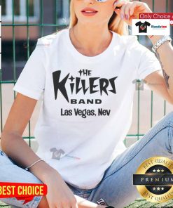 Official The Killers Summer in Vegas Ladies Tee featuring vibrant design and comfortable fit for fans of the band.