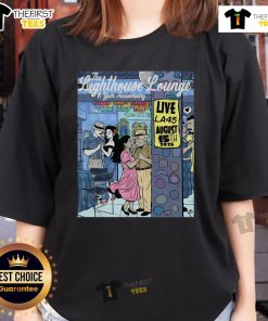 Official The Lighthouse Lounge 6 Year Anniversary poster for Ladies Tee, featuring vibrant design and event details.