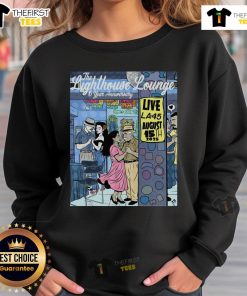 Official Lighthouse Lounge 6 Year Anniversary Poster Sweatshirt, August 15, 2025, featuring vibrant design and logo.