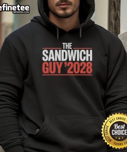 Official The Sandwich Guy 2028 Hoodie featuring a modern design, perfect for fans and stylish casual wear.