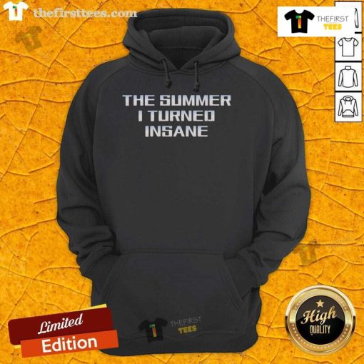 Alt Text: Official The Summer I Turned Insane Hoodie featuring vibrant graphics and cozy design for fans of the series.