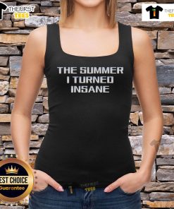 Official The Summer I Turned Insane tank top featuring vibrant design and comfortable fit for summer wear.
