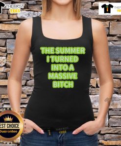 Official The Summer I Turned Into A Massive Bitch tank top featuring bold graphic design and vibrant colors.