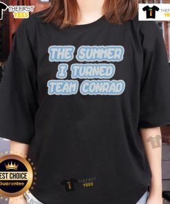 Alt Text: Official The Summer I Turned Team Conrad SS3 Ladies Tee featuring stylish design for fans of the series.