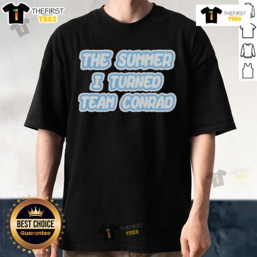 Official The Summer I Turned Team Conrad Ss3 T-Shirt featuring a stylish design for fans of the series.