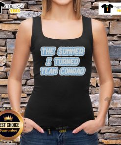 Official The Summer I Turned Team Conrad SS3 tank top in vibrant colors, perfect for summer casual wear.