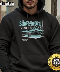 Alt Text: Official Surfrajettes Diner Easy As Pie hoodie in Toronto, ON featuring a stylish design for fans of the band.