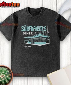 Official The Surfrajettes Diner Easy As Pie washed t-shirt featuring vibrant graphics, perfect for fans in Toronto, ON.