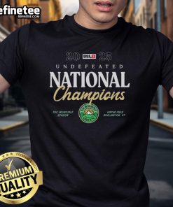 Alt Text: Official The Undefeated National Champions 2025 T-Shirt featuring bold championship graphics and team colors.