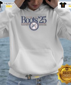 Official Thomas Rhett 2025 Better In Boots Boston Hoodie featuring stylish design and comfortable fit for fans.