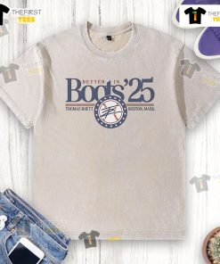 Official Thomas Rhett 2025 Better In Boots Boston Washed T-Shirt featuring a stylish design for fans.