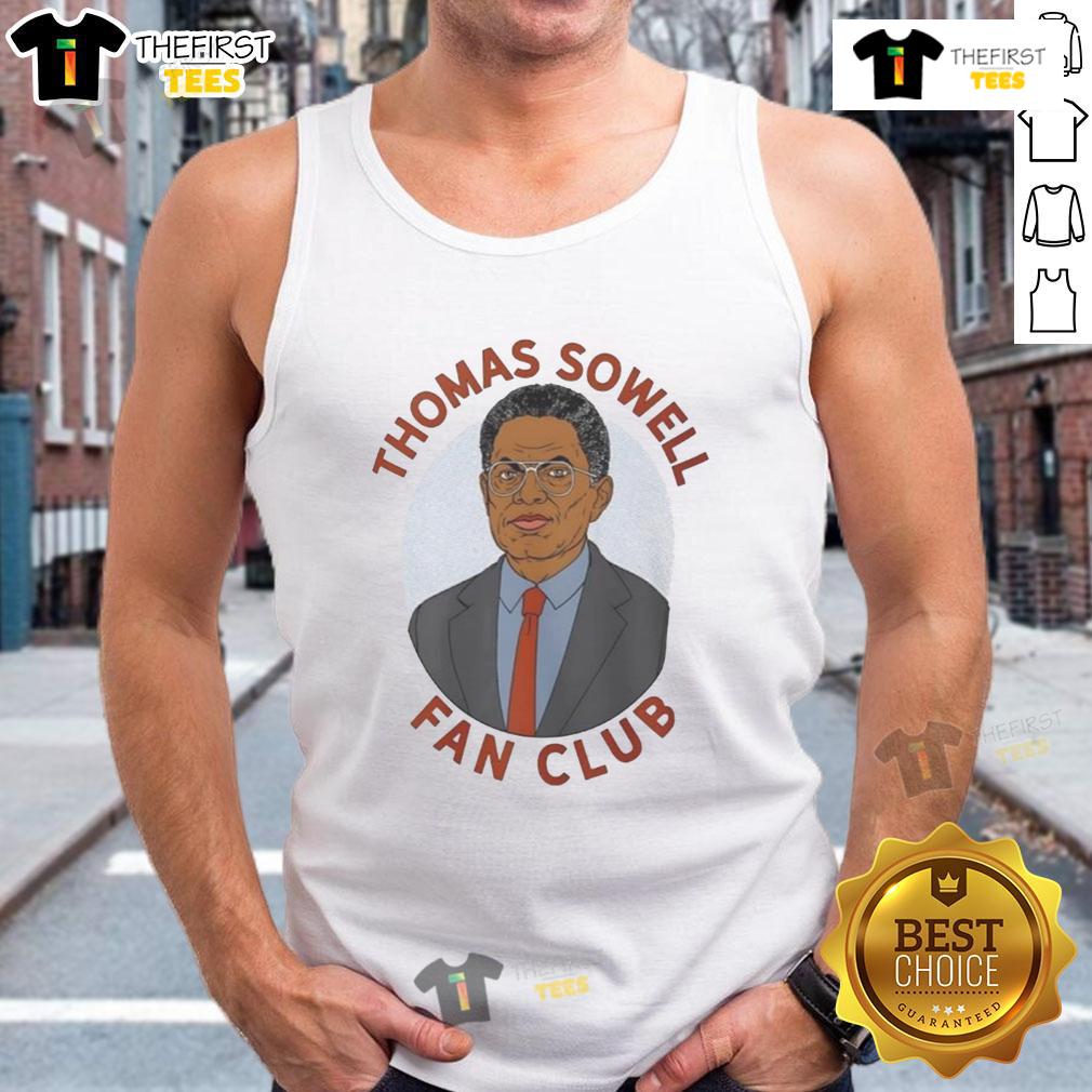 Official Thomas Sowell Fan Club Tank Top Official Thomas Sowell Fan Club tank top featuring bold graphics and vibrant colors for fans of Thomas Sowell.