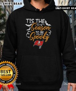 Alt Text: Official Tis The Season To Be Spooky Tampa Bay Buccaneers hoodie, perfect for Halloween fans and team supporters.