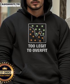 Official Too Legit To Overfit Hoodie in vibrant colors, showcasing a stylish design perfect for casual wear.