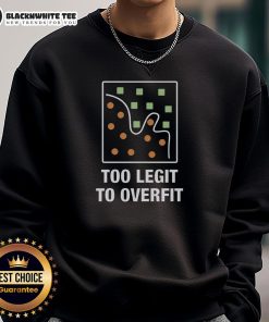 Official Too Legit To Overfit Sweatshirt in stylish design, perfect for casual wear and trendy outfits.