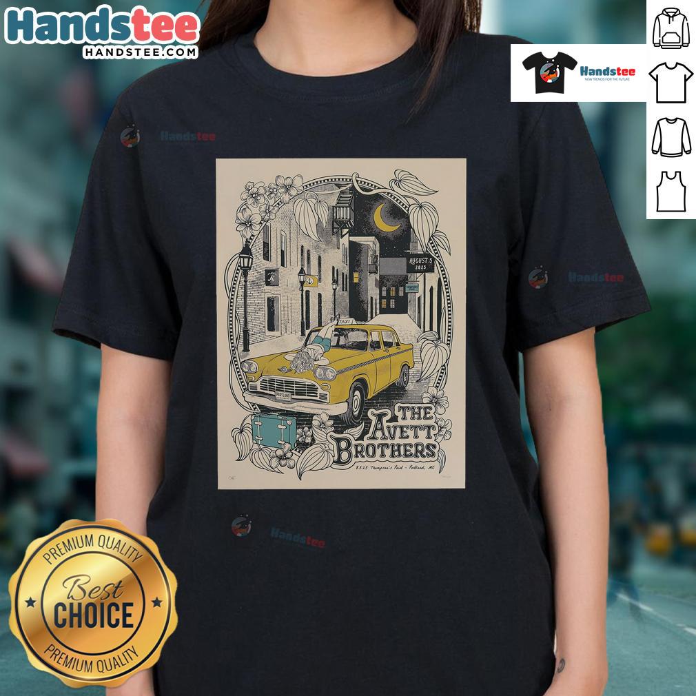 Official Tour 2025 The Avet Brother Thompson's Point In Portland Poster Ladies-Tee