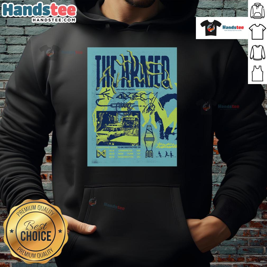 Official Tour August 2025 The Armed Poster Hoodie Official Tour August 2025 The Armed Poster Hoodie featuring vibrant tour artwork and stylish design for fans.