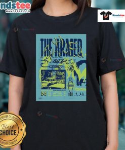 Official Tour August 2025 The Armed poster featuring a stylish ladies tee design for fans of the band.