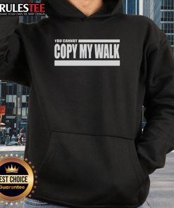 Alt Text: Official Turbo You Cannot Copy My Walk Hoodie in black, showcasing stylish design and vibrant graphics.