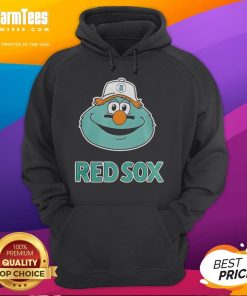 Alt Text: Official Turbulence Boston Red Sox mascot hoodie featuring vibrant team colors and logo, perfect for fans.