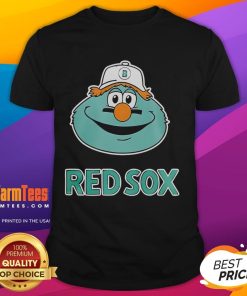 Official Turbulence Boston Red Sox mascot T-shirt featuring vibrant team graphics for fans and collectors.