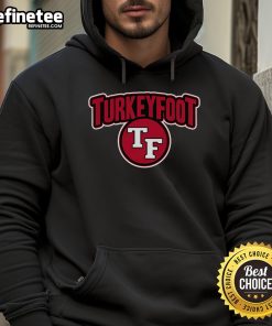 Official Turkey Foot Open Face TF Hoodie featuring a stylish design and comfortable fit, perfect for outdoor adventures.