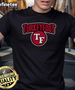 Official Turkey Foot Open Face Tf T-Shirt featuring a unique design for outdoor enthusiasts and fashion lovers.