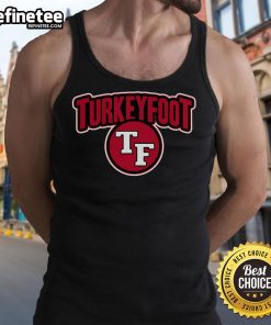 Stylish Official Turkey Foot Open Face TF Tank Top featuring a unique design, perfect for casual wear and outdoor activities.