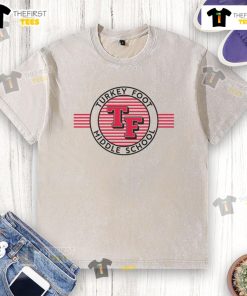 Official Turkey Foot TF Stripes Washed T-Shirt featuring a stylish striped design, perfect for casual wear.
