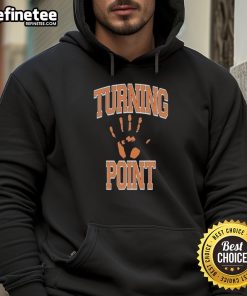 Official Turning Point Fingerprint Hoodie featuring a unique fingerprint design in a cozy, stylish fit.