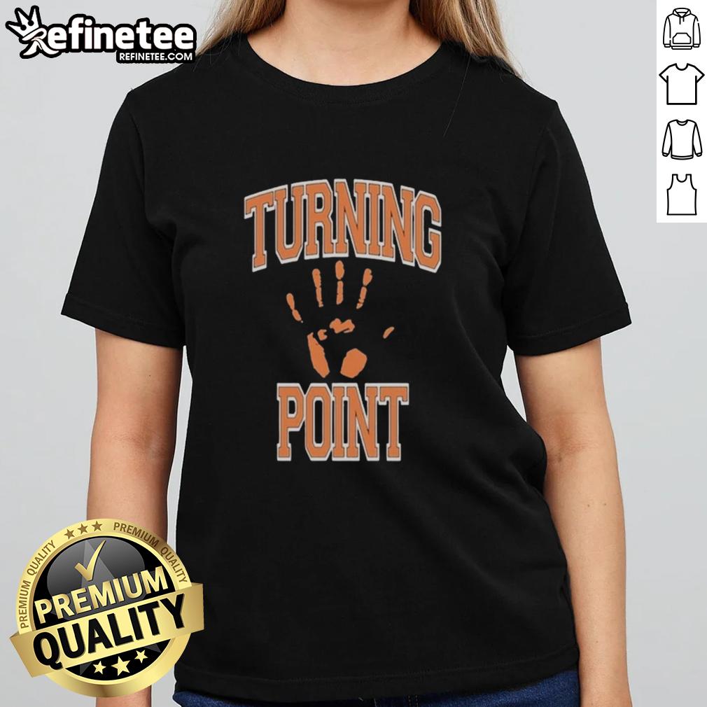 Official Turning Point Fingerprint Ladies Tee Official Turning Point Fingerprint Ladies Tee showcasing a stylish design perfect for casual wear and activism.