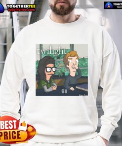 Official Twilight X Bob's Burgers Tweenlight Movie Sweatshirt featuring iconic graphics for fans of both franchises.