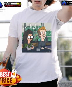 Official Twilight X Bob's Burgers Tweenlight Movie T-Shirt featuring fun graphics and a unique crossover design for fans.