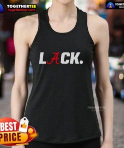 Official TY Simpson wearing Alabama Lack logo tank top, showcasing team spirit and stylish athletic wear.