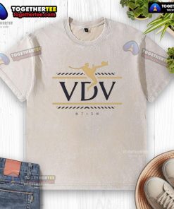 Official VDV 6738 logo washed t-shirt featuring a stylish design and soft fabric, perfect for casual wear.