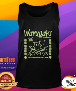 Official Warugaki Surf Club Pikachu tank top, perfect for catching waves since 2021, featuring a vibrant design.