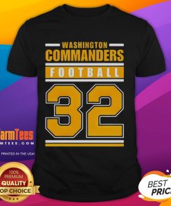 Alt Text: Official Washington Commanders Football Club t-shirt for sports lovers, established 1932, showcasing team pride.