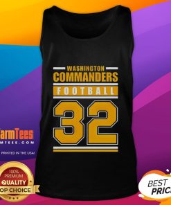 Official Washington Commanders Football Club tank top for sport lovers, established 1932, perfect for game day wear.