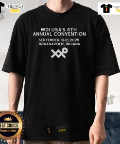 Official WDI USA's 4th Annual Convention September 2025 T-Shirt featuring vibrant design and event details.