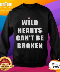 Alt Text: Official Wild Hearts Can't Be Broken Sweatshirt featuring bold lettering on a cozy, stylish design for fans.