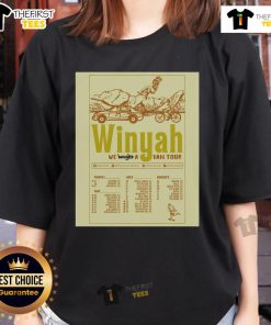 Official Winyah Summer 2025 Tour poster for 'We Bought A Van' featuring a stylish ladies tee design.