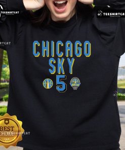 Official WNBA Chicago Sky Angel Reese style sweatshirt in vibrant colors, perfect for fans and collectors.