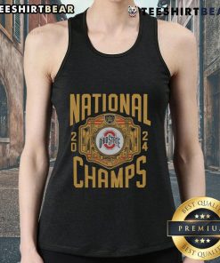 Official WWE x Ohio State National Champs 2024 tank top featuring bold graphics for fans and athletes.