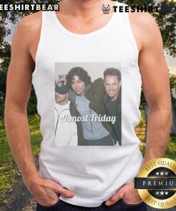 Young Entourage Almost Friday tank top featuring a stylish design perfect for casual outings and weekend vibes.