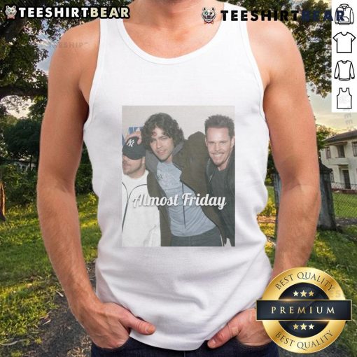 Young Entourage Almost Friday tank top featuring a stylish design perfect for casual outings and weekend vibes.
