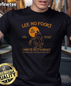 Officiallee Ho Fooks Werewolf Beef Chow Mein T-Shirt featuring a playful graphic, perfect for food lovers and fans.