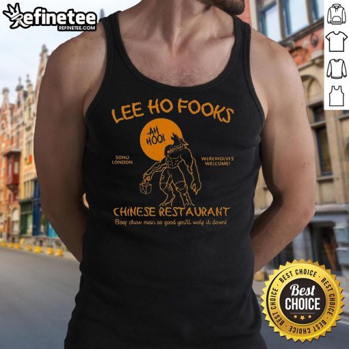 Delicious Werewolf Beef Chow Mein at Officiallee Ho Fook's Chinese Restaurant, perfect for tank top lovers!