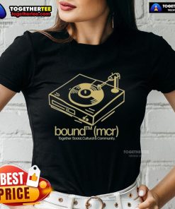 Original Bound MCR Together tee for ladies celebrating social, cultural, and community connections in vibrant design.
