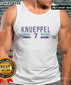 Original Charlotte Hornets Kon Knueppel 7 Font Tank Top featuring vibrant colors and bold team graphics.