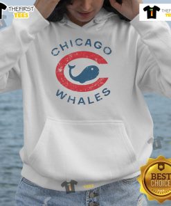 Original Chicago Whales x Chicago Cubs logo hoodie showcasing vintage baseball style and team pride.